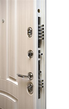 Входная металлическая дверь СУДАРЬ Дива МД-42 (Сандал серый / Сандал белый) - фото 21443