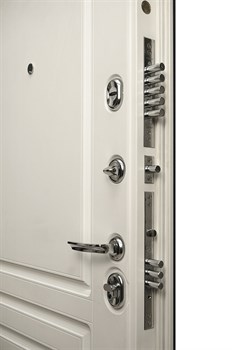 Входная металлическая дверь СУДАРЬ Дива МД-45 (Роял вуд Синий / Белый матовый) - фото 21454