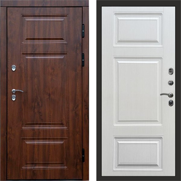 Входная дверь «Премиум Дуб» Монолит Лион Лиственница для установки в квартиру 1755