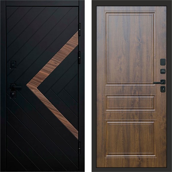 Входная дверь «Плэй» Монолит Классика-дуб для установки в квартиру 1798