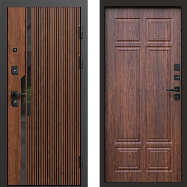 Входная дверь «Флекс» Style Орех премиум для установки в квартиру 1875