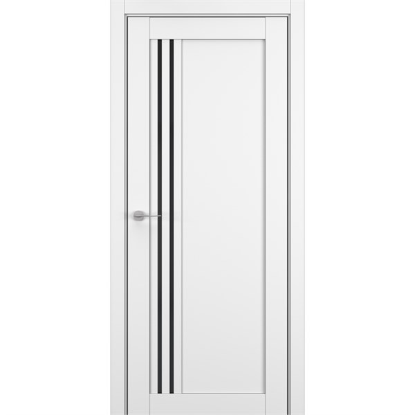 Межкомнатная дверь «Zadoor-S» S22 ПО Satinato graphite для установки в помещение 2133