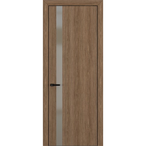 Межкомнатная дверь «Квалитет» ALU Black K2 ПО Silver bronze для установки в помещение 2182