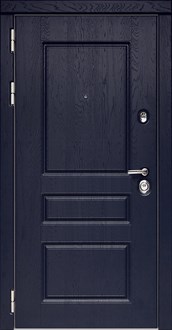 Входная металлическая дверь СУДАРЬ Дива МД-45 (Роял вуд Синий / Белый матовый)