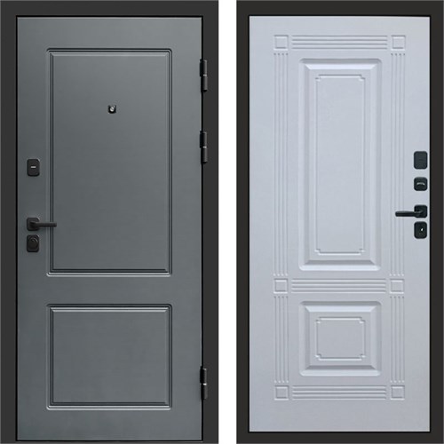 Входная дверь «Верона» Style Мадрид Белый софт для установки в квартиру 1865