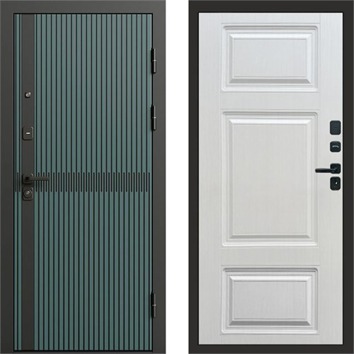 Входная дверь «Граунд Velutto Verde» Style Лион Лиственница для установки в квартиру 1886