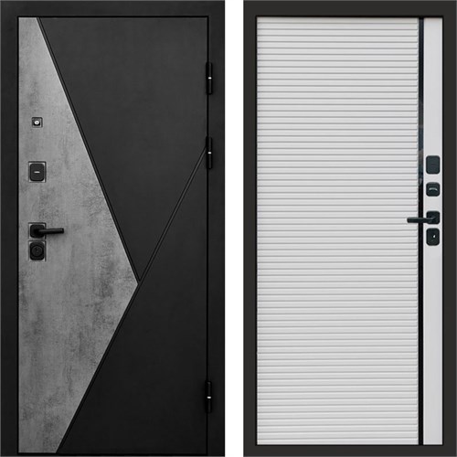 Входная дверь «Матрикс Бетон» Style Porte-white для установки в квартиру 1877