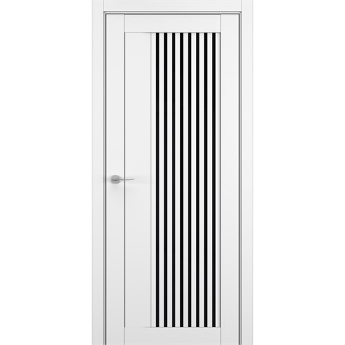 Межкомнатная дверь «Zadoor-S» S21 ПО Lacobel Black для установки в помещение 2124