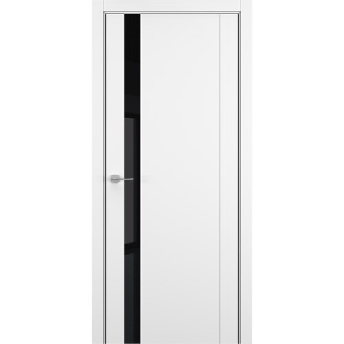 Межкомнатная дверь «Zadoor-S» S26 ПО Lacobel Black для установки в помещение 2145