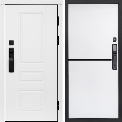 Входная дверь «Орегон White» Smart Нео-wihite для установки в квартиру 3084