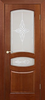 Межкомнатная дверь "Виктория" ДО Ирокко морение