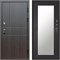Входная дверь «Вертикаль Венге» Монолит Зеркало-триумф-венге для установки в квартиру 1759