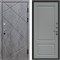 Входная дверь «Лучи Бетон Темный» Монолит Марсель Grey софт для установки в квартиру 1783