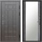 Входная дверь «Виргиния венге» Монолит  Зеркало 27-бетон-темный для установки в квартиру 1828