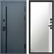 Входная дверь «Simple Графит» Монолит Зеркало фацет Белый софт для установки в квартиру 1840