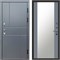 Входная дверь с терморазрывом «Премиум Винорит Вертикаль Grey» Термо Зеркало 27 Grey Софт для частного загородного дома и дачи 1943