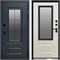 Входная дверь с терморазрывом «Эверест Графит» Термо Лиственница с окном для частного загородного дома и дачи 2010