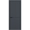 Межкомнатная дверь «Квалитет» ALU Black ПГ K10 mb для установки в помещение 2215