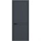 Межкомнатная дверь «Квалитет» ALU Black ПГ K13 mb для установки в помещение 2229