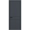 Межкомнатная дверь «Квалитет» ALU Black ПГ K16 mb для установки в помещение 2247