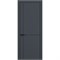 Межкомнатная дверь «Квалитет» ALU Black ПГ K17 mb для установки в помещение 2253