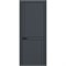 Межкомнатная дверь «Квалитет» ALU Black ПГ K20 mb для установки в помещение 2259