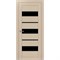 Межкомнатная дверь Optima «Турин 526АППmax.122» Молдинг алюм.чёрн LACчерный для установки в помещение 2846